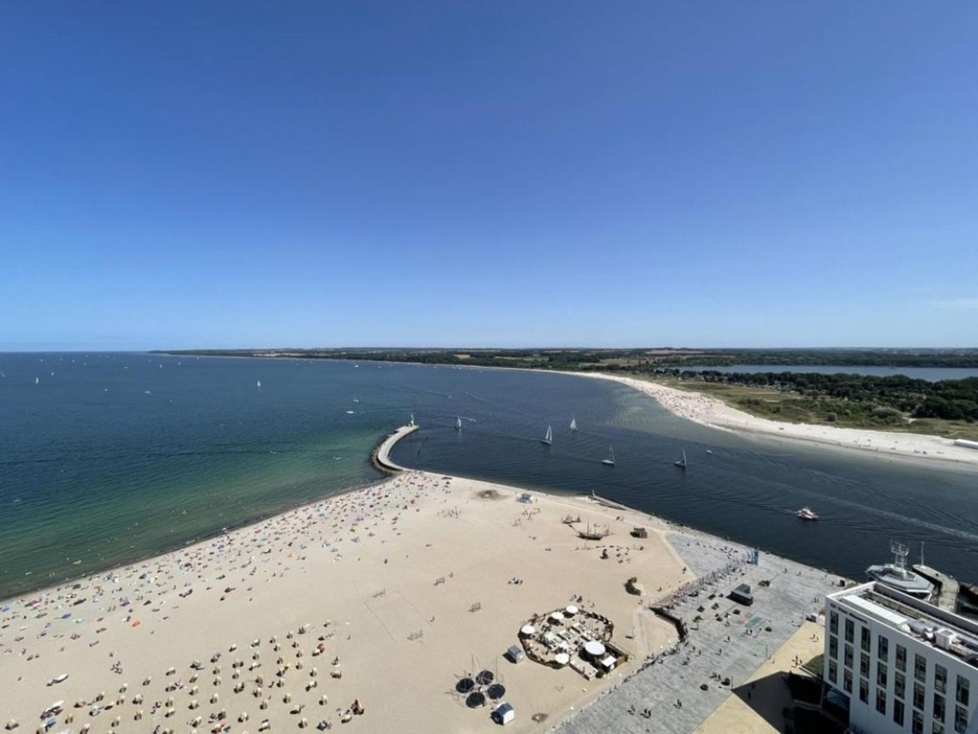 Wind Und Meer 3-Zimmer-Ecksuite Maritim Residenz Travemuende Lübeck Eksteriør bilde